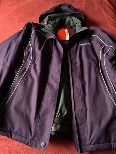 Purple ski jacket ladies - ‘ski’,