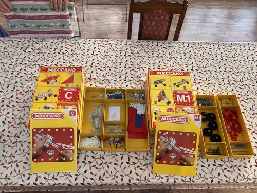 Vintage meccano and sets - and, m1