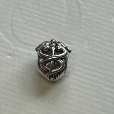 Genuine Pandora ? Life Saver / Medic Charm ? Silver & Gold ? 791042