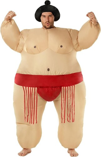Adult red inflatable - inflatable, sumo