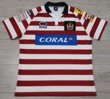 Wigan Warriors Rugby Super League Home Shirt 2015 - Errea Large L Jersey Top A1O
