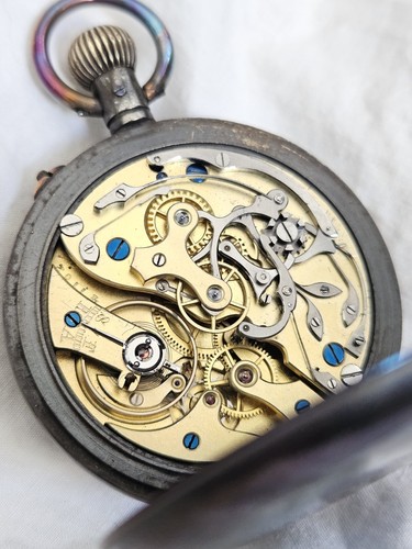 Chronograph swisd pocket watch - chronograph,