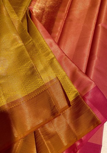 Samudrika style semi soft silk - soft,