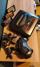 Sega Megadrive 2 console and