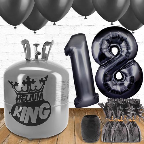 18th birthday helium gas - birthday,