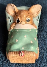 Vintage Pendelfin Rabbit 'Wakey' Collectable Hand Painted