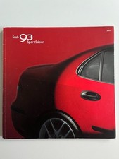 SAAB 93 9-3 1.8t 2.0t 2.2 TiD Linear Arc Vector Aero Sport Saloon Brochure 2004