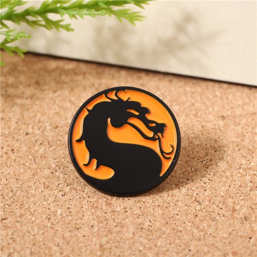 Mortal kombat metal enamel - kombat, pin