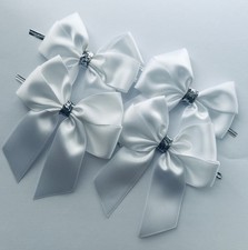White Christmas Tree Bows X20 Christmas Tree Decorations