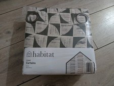Habitat Lined Eyelet Curtains