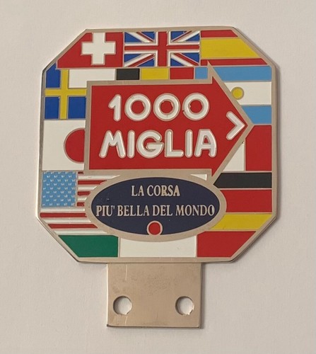 Car badge 1000 miglia - car,