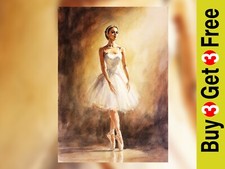 Elegant Ballet Dancer 5"x7"
