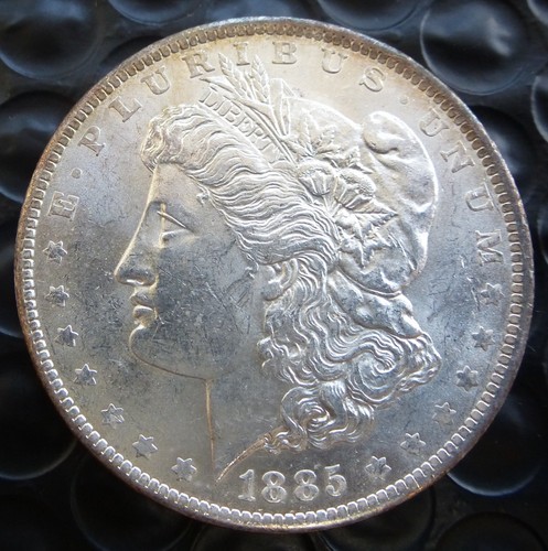 1885 silver morgan dollar - silver, new