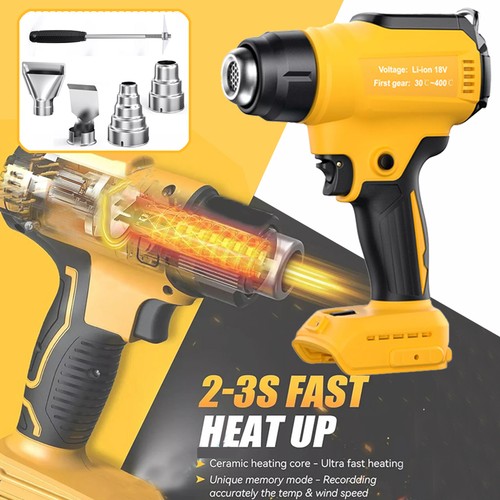 Hot air gun - gun, cordless
