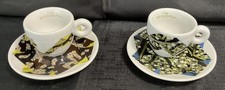 2 X Illy Art Collection 2007 Espresso Cup & Saucer
