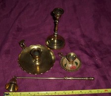  Vintage Brass Candle Snuffer