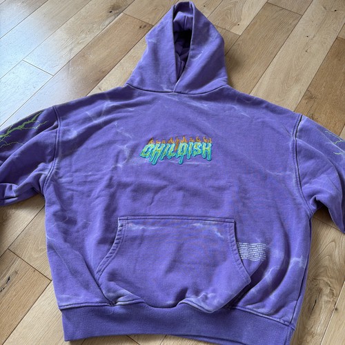 Childish hoodie purple green - childish,