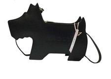 RADLEY LONDON WOMEN’s 100% LEATHER DOG SHAPE MINI BLACK BAG LIMITED ED RRP £200