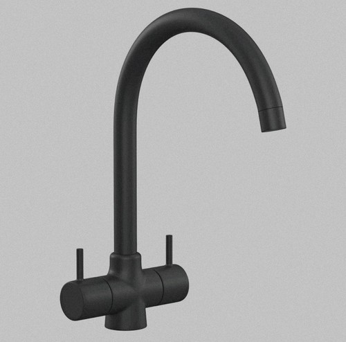 Howdens rienza swan neck tap - swan,