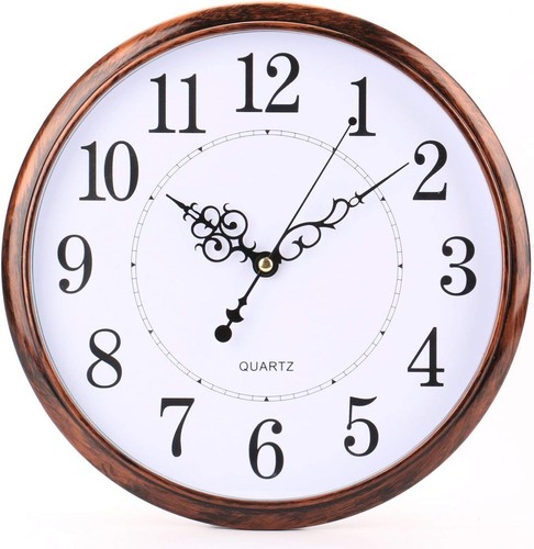 Silent quartz wall clock - silent,