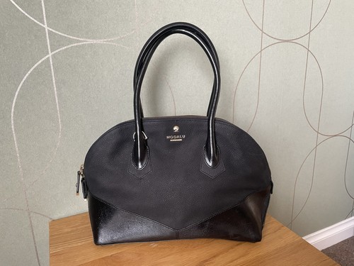 Modalu black two - tone, leather
