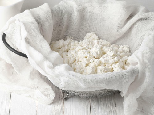 Cheese cloth food - cheese, straining