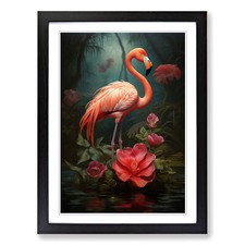 Flamingo Symbolism Framed