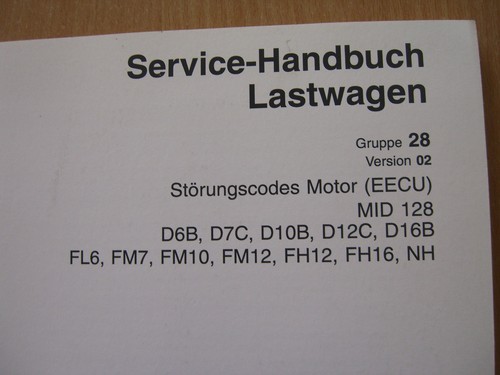 Workshop manual fault codes - manual,