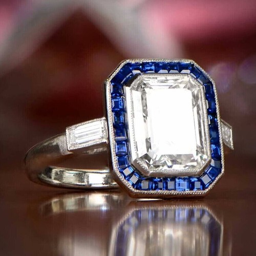 Antique art deco - art, emerald