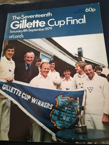 1979 gillette cup - gillette,