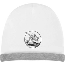 'Army Tank in Circle Frame'