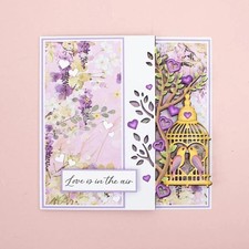 Metal Cutting Dies Bird cage lace Scrapbook Embossing DIY Decorative Craft Punch