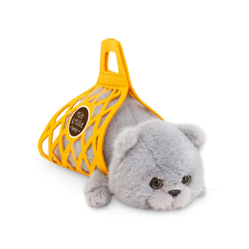 Milo the grey cat plush - grey,