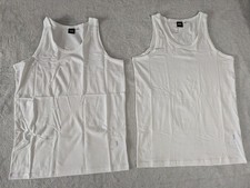 Boss Modern Tank Tops Slim Fit 2 Pack Men's Size XL White