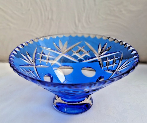 Bohemian vintage crystal glass - vintage,