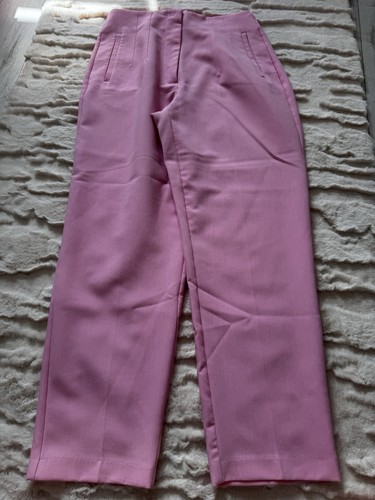 Zara pink fitted straight leg - zara,