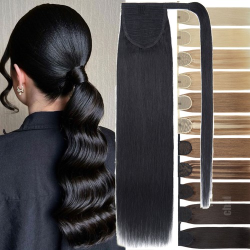 Long real thick clip in - long,