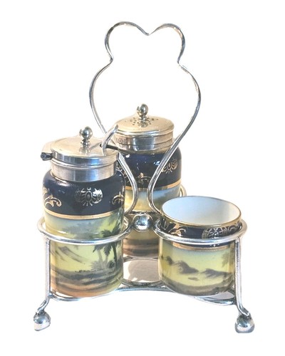 Silver plated cruet - silver,