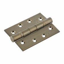 Carlisle Brass Door Hinges Ball Bearing 4" 102mm Grade 13 Fire Rated + Screws