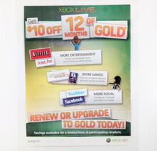 Xbox live gold - gold, upgrade
