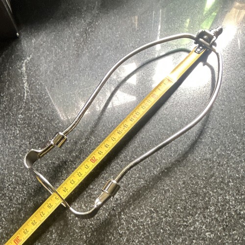 Silver metal lamp harp - silver,
