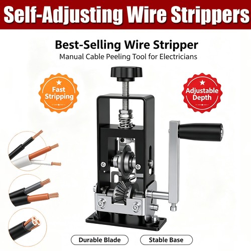 Hand crank cable stripping - cable,