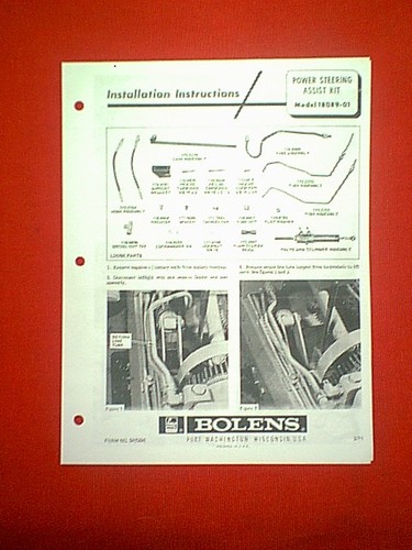 Bolens tractor power steering - bolens,