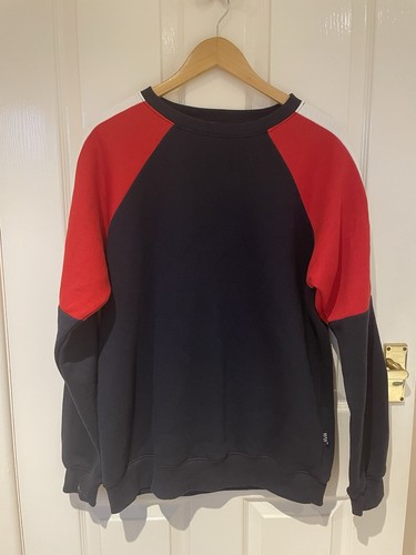 Mens navy blue block colour - blue,