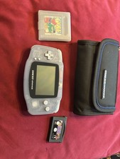 Nintendo Game Boy Advance Glacier With 2 Games Bundle Lot
