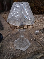 Glass Decorative Lamp, Nice And Heavy, Lovely Lamp For Sale