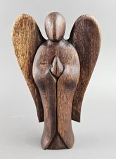Wooden Abstract Angel Figurine