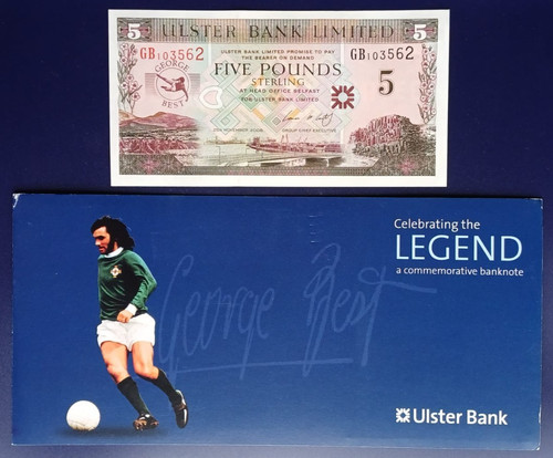 George best fiver note - fiver, ulster