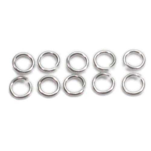 Jump rings x10 sterling - jump,