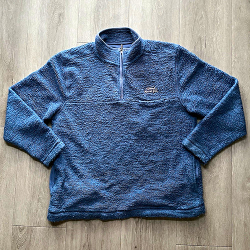 Weird fish men - blue, fleece